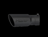 Fits 2015-2024 Silverado 3500 HD 6" OD Angle Rolled w/30? Bend Tip-T5154BLK