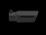 MBRP exhaust tip 4 inch T304 stainless steel black coated carbon fiber tip T5155BLK