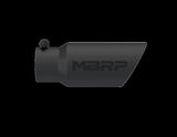 MBRP exhaust tip 4 inch T304 stainless steel black coated carbon fiber tip T5156BLK