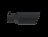 MBRP exhaust tip 4 inch T304 stainless steel black coated carbon fiber tip T5157BLK
