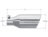 MBRP exhaust tip T304 stainless steel black coated carbon fiber tip T5160