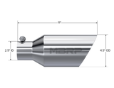 MBRP exhaust tip T304 stainless steel black coated carbon fiber tip T5161