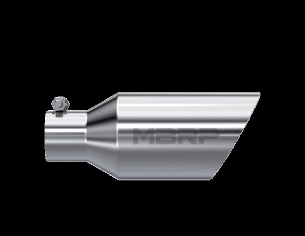 MBRP exhaust tip T304 stainless steel black coated carbon fiber tip T5161