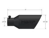 MBRP exhaust tip T304 stainless steel black coated carbon fiber tip T5161BLK