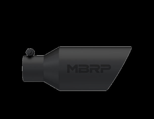 MBRP exhaust tip T304 stainless steel black coated carbon fiber tip T5161BLK