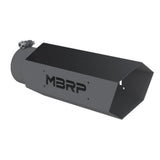 MBRP exhaust tip T304 stainless steel black coated carbon fiber tip T5165BLK