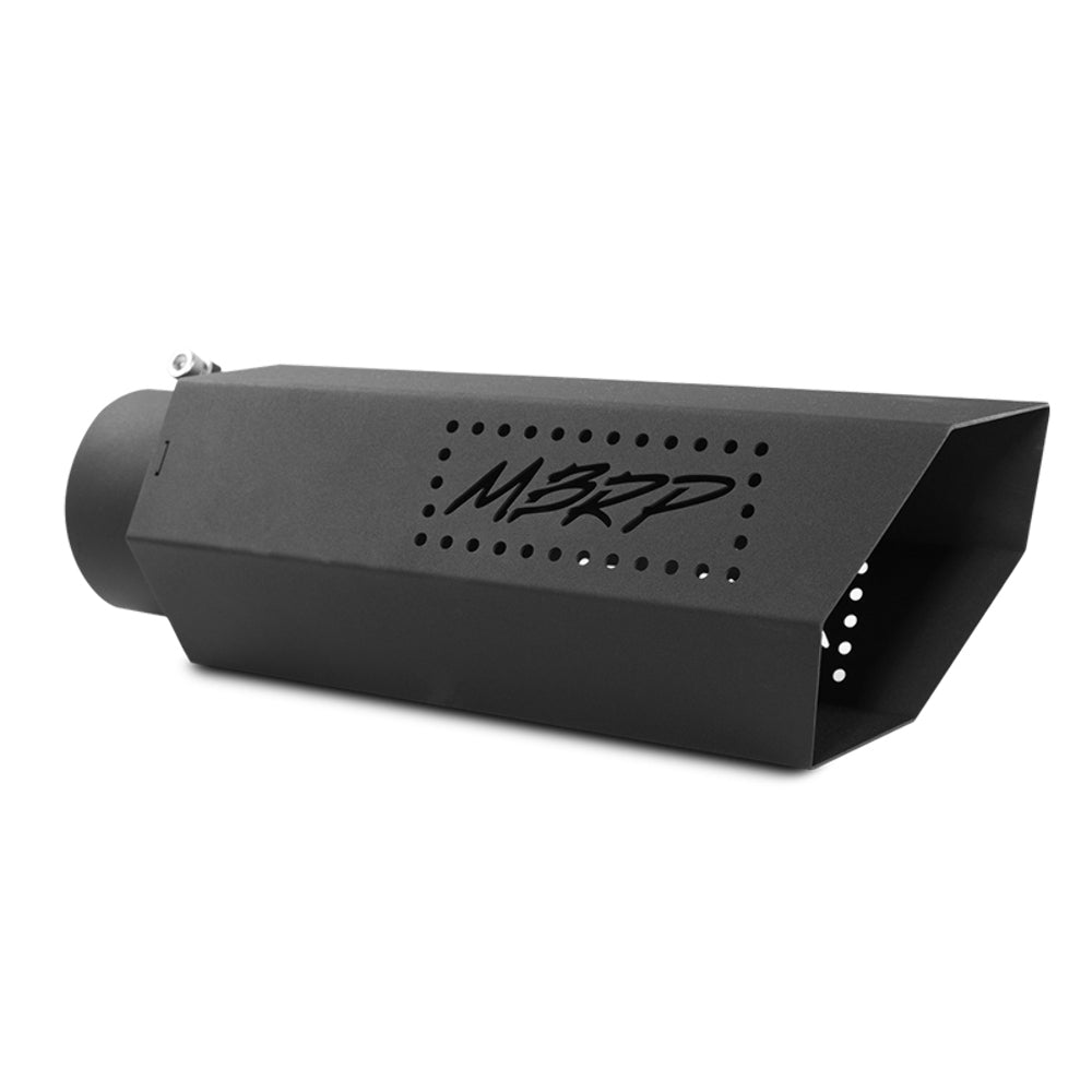MBRP exhaust tip T304 stainless steel black coated carbon fiber tip T5165BLK