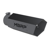 MBRP exhaust tip T304 stainless steel black coated carbon fiber tip T5165BLK