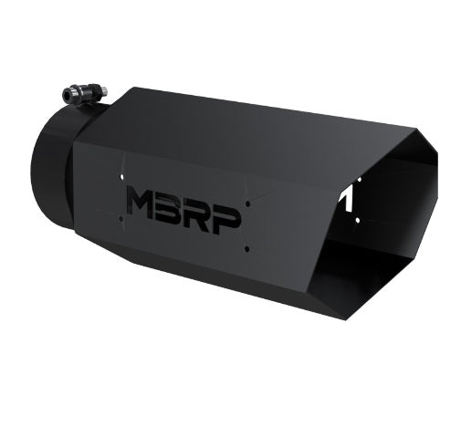 MBRP exhaust tip T304 stainless steel black coated carbon fiber tip T5167BLK