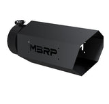 MBRP exhaust tip T304 stainless steel black coated carbon fiber tip T5167BLK
