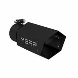 MBRP exhaust tip T304 stainless steel black coated carbon fiber tip T5169BLK