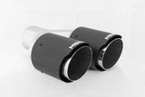 MBRP exhaust tip T304 stainless steel black coated carbon fiber tip T5171CF