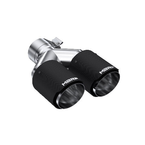 MBRP exhaust tip T304 stainless steel black coated carbon fiber tip T5171CF