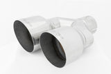 MBRP exhaust tip T304 stainless steel black coated carbon fiber tip T5177