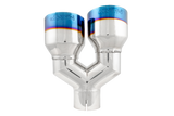 MBRP exhaust tip T304 stainless steel black coated carbon fiber tip T5177BE