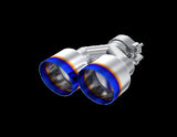 MBRP exhaust tip T304 stainless steel black coated carbon fiber tip T5177BE