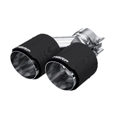 MBRP exhaust tip T304 stainless steel black coated carbon fiber tip T5177CF