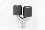 MBRP exhaust tip T304 stainless steel black coated carbon fiber tip T5178CF