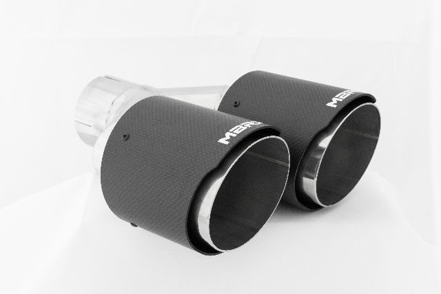 MBRP exhaust tip T304 stainless steel black coated carbon fiber tip T5178CF