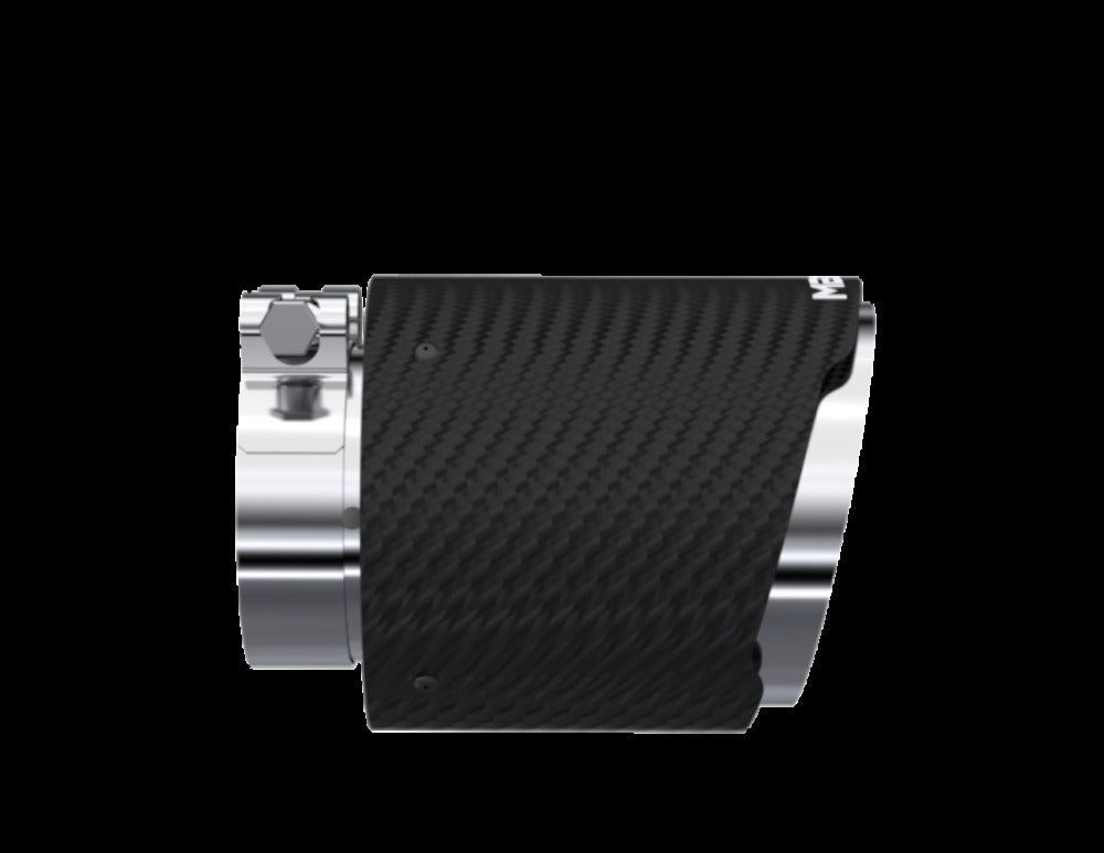 MBRP exhaust tip 4.5 inch T304 stainless steel black coated carbon fiber tip T5180CF