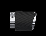 MBRP exhaust tip 4.5 inch T304 stainless steel black coated carbon fiber tip T5180CF