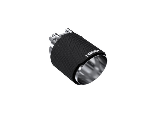 MBRP exhaust tip 4.5 inch T304 stainless steel black coated carbon fiber tip T5180CF