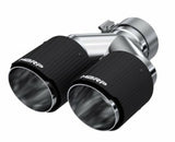 MBRP exhaust tip 4 inch T304 stainless steel black coated carbon fiber tip T5182CF