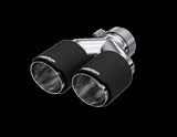 MBRP exhaust tip 4 inch T304 stainless steel black coated carbon fiber tip T5182CF
