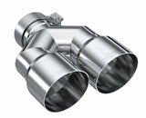 MBRP exhaust tip 4 inch T304 stainless steel black coated carbon fiber tip T5183
