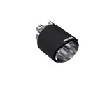 MBRP exhaust tip 4 inch T304 stainless steel black coated carbon fiber tip T5183