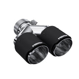 MBRP exhaust tip 4 inch T304 stainless steel black coated carbon fiber tip T5183CF