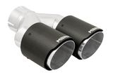 MBRP exhaust tip 4 inch T304 stainless steel black coated carbon fiber tip T5183CF