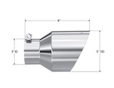 MBRP exhaust tip 5 inch T304 stainless steel black coated carbon fiber tip T5187