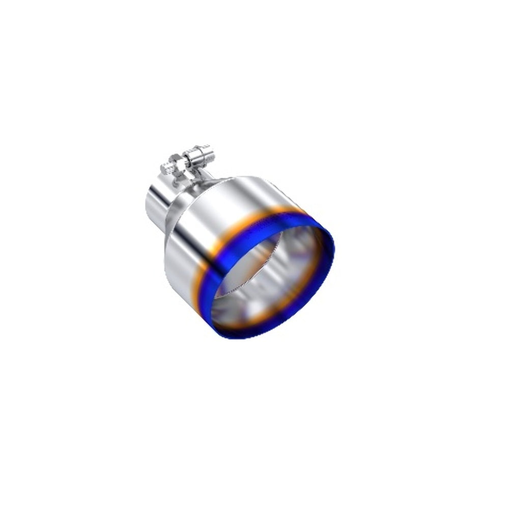 MBRP exhaust tip 5 inch T304 stainless steel black coated carbon fiber tip T5190BE