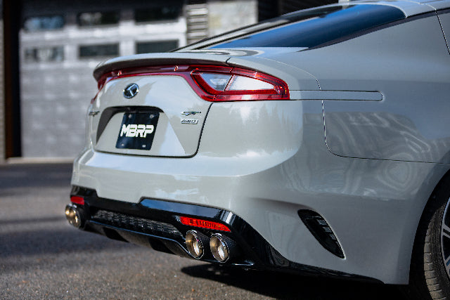 MBRP exhaust tip fits Kia STI 2.5 inch T304 stainless steel black coated carbon fiber tip T5195CF