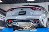 MBRP exhaust tip fits Kia STI 2.5 inch T304 stainless steel black coated carbon fiber tip T5195CF