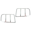 Tail Light Bezel ChromeFinish Aluminum fits FordMustang 05-09 Drake 5R3Z-13489-C muscle car polished
