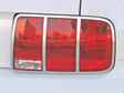 Tail Light Bezel Satin Chrome Aluminum fits FordMustang 05-09 Drake 5R3Z-13489-B muscle car 7277