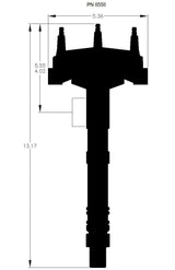 t Tall Block Crank Trigger Chevy V8 Distributor - 8558 MSD