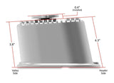 Hooker performance muffler polished finish-241-151
