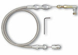 1987 Blazer Lokar Universal Throttle Cable Assembly-24" stainless steel aluminum TCAU024STAINLESS