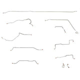 1971 Chevrolet C10 Rear Axle Brake Line Long Bed Standard Coil - TCK7101OM