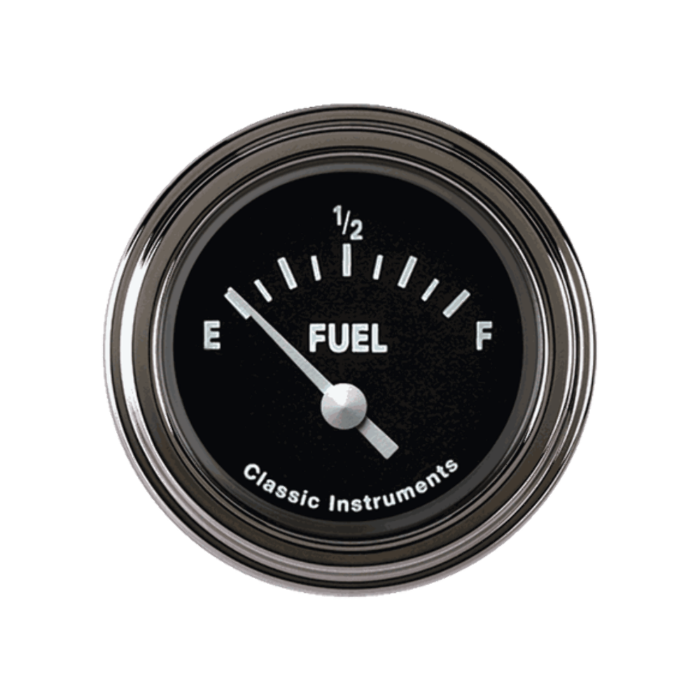 Tetra Series, Black Fuel Gauge 75-10 TE11BSLF