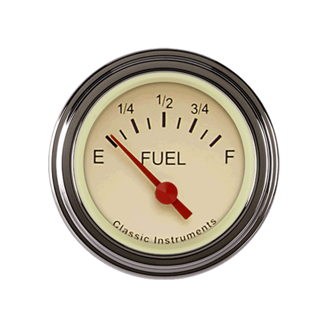 Tetra Series, Tan Fuel Gauge 75-10 TE11TSLF