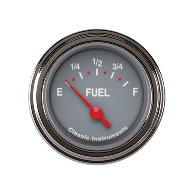 Tetra Series, Gray Fuel Gauge 0-90 TE12GSLF
