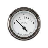 Tetra Series, White Fuel Gauge 0-30 TE14WSLF