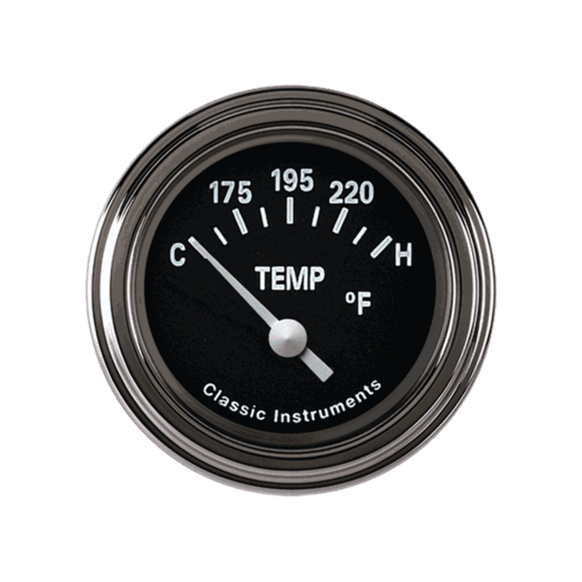 Tetra Series, Black Temp Gauge TE26BSLF