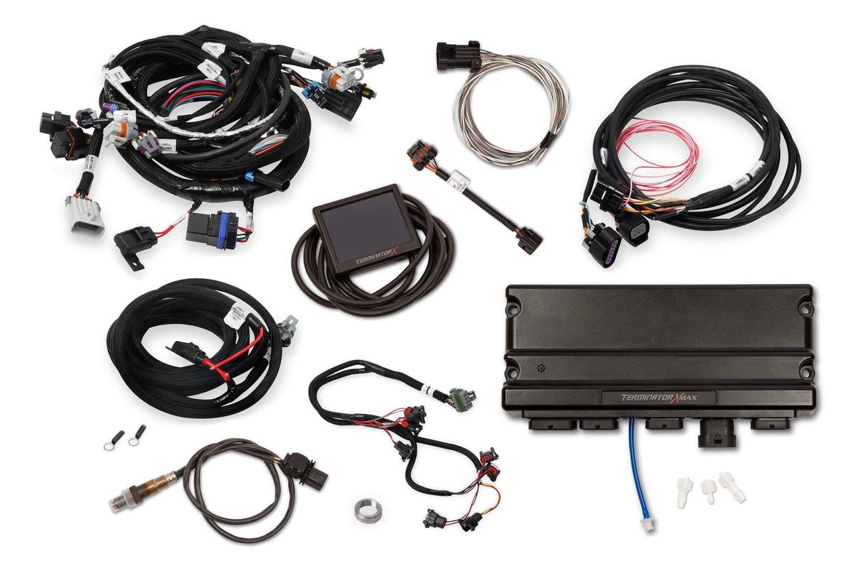 t Terminator X Max 58x/4x EV1 LS MPFI Kit with DBW Throttle Body Control - 550-933 HolleyEFI