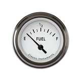 Tetra Series, White Fuel Gauge 0-30 TE14WSLF