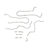 Fuel Line Kit for 2004-2010 Chevy Silverado HD Gas stainless steel